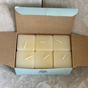 NEW IN BOX PartyLite FRENCH VANILLA BOURBON Square Votive Candles K02181